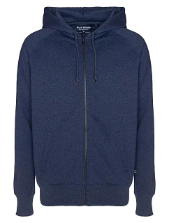 Unisex mikina s kapucí 74. navy melange model 22413192 - Pure Waste