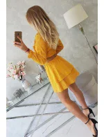 Horčicové boho šaty Horčicové boho šaty