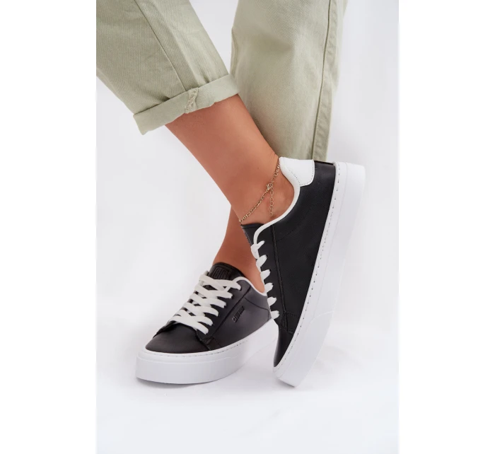 Dámské tenisky z eko kůže Big Star model 22009885 HIPOLY SYSTEM Černé - Big Star Shoes