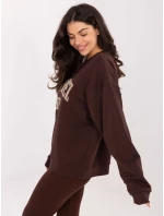 Mikina MJ BL H2477.16 tmavohnedá