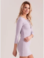 Šaty EN SK 3762.03 tmavo lila Šaty EN SK 3762.03 tmavo lila
