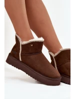 Dámske snežnice Wrangler Platform - Chocolate Dámske snežnice Wrangler Platform - Chocolate