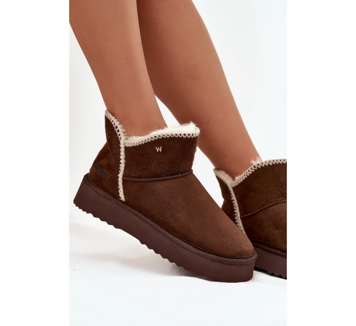 Dámske snežnice Wrangler Platform - Chocolate Dámske snežnice Wrangler Platform - Chocolate