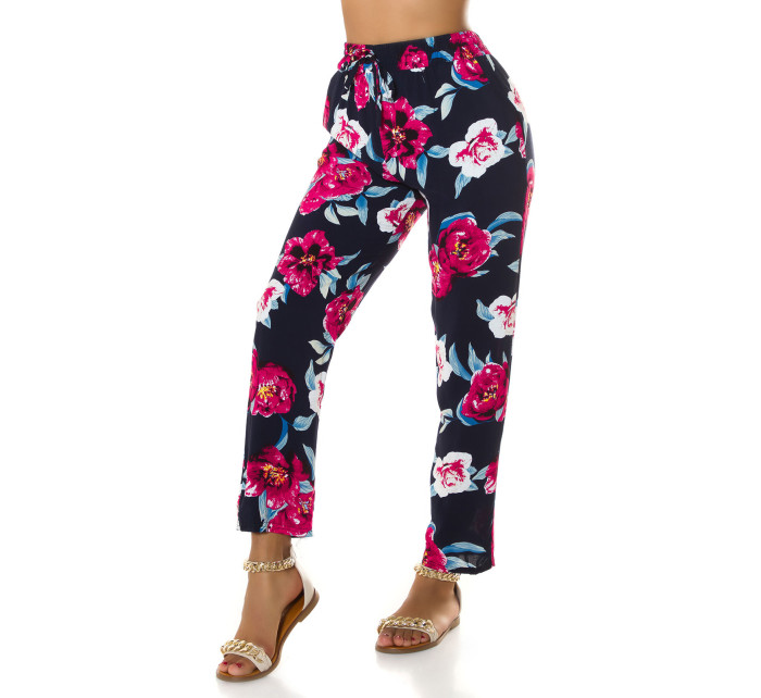 Sexy Highwaist Pants with flower print