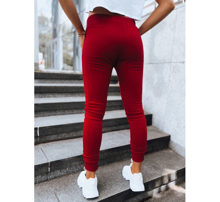 Dámske tepláky FITS burgundy UY0206