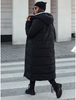 Dámská zimní bunda oboustranná prošívaná bunda s kapucí černá Dstreet model 21980611 - FashionStreet Dámská zimní bunda oboustranná prošívaná bunda s kapucí černá Dstreet model 21980611 - FashionStreet