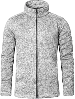 Promodoro 7720 Pánska pletená fleecová bunda 40.7720 heather grey Promodoro 7720 Pánska pletená fleecová bunda 40.7720 heather grey
