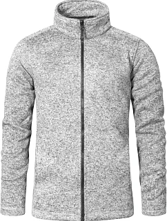 Pánská pletená fleecová bunda 40. heather grey model 22517072 - Promodoro