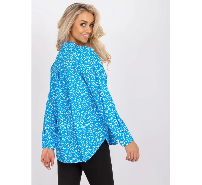 Blúzka DHJ BZ 6825.56 modrá