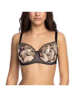 Dámská podprsenka  Černá s béžovou  model 19485438 - Gaia