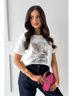 model 22016544 BLOUSE - OFF PINK