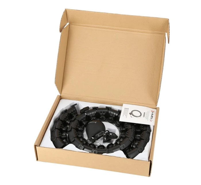 HMS HHW01 obruč s výstupkami a závažiami čierna HMS HHW01 obruč s výstupkami a závažiami čierna