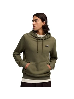 Pánská mikina ESS 2 Color Small No.1 Logo Hoodie olive  pánské model 22063398 - Puma