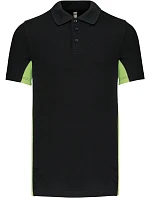 K 232 piqué polo black/lime model 22506559 - Kariban K 232 piqué polo black/lime model 22506559 - Kariban
