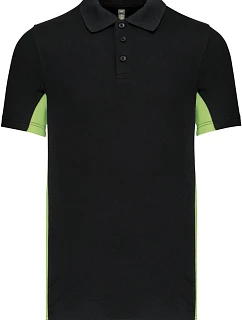 K 232 piqué polo  black/lime model 22506559 - Kariban