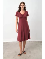 Vamp - Pohodlné dámske šaty - Syrah 18483 - Vamp Vamp - Pohodlné dámske šaty - Syrah 18483 - Vamp