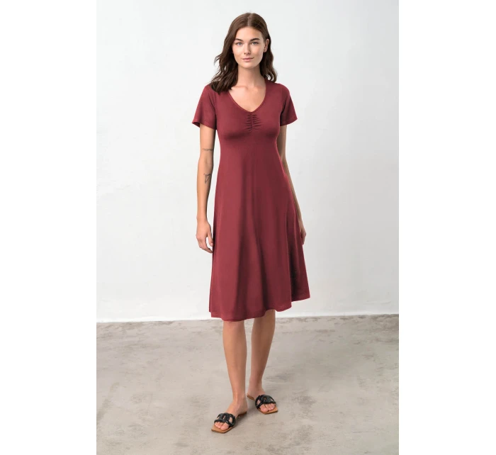 Vamp - Pohodlné dámske šaty - Syrah 18483 - Vamp Vamp - Pohodlné dámske šaty - Syrah 18483 - Vamp