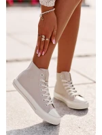 Dámské Tenisky Zateplené Z Eko Kůže Růžové Big Star model 21669440 - Big Star Shoes