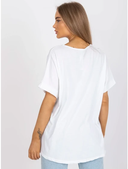 Tričko DHJ TS 6860.26X biela a žltá