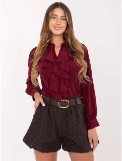 Šortky MI SN 122408.57 tmavohnedé