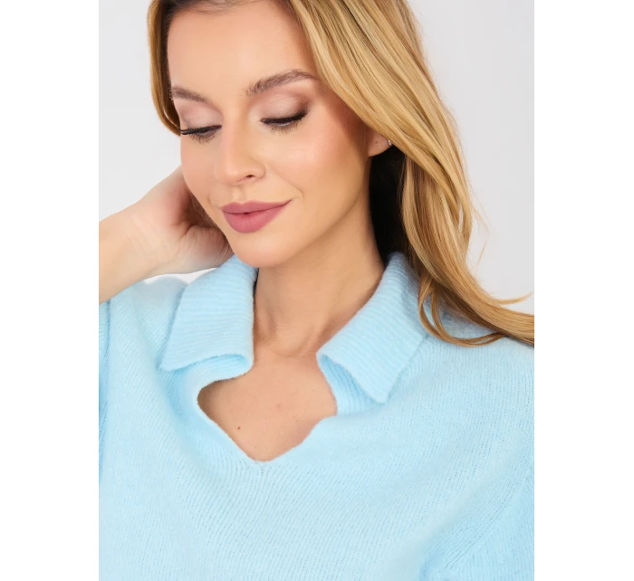 Jumper MI SW 0120.16 svetlo modrý