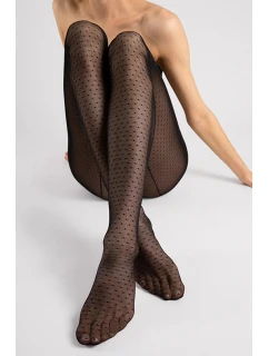 Dámske pančuchy Patrizia 20 Den I5001 Black Pattern - Fiore