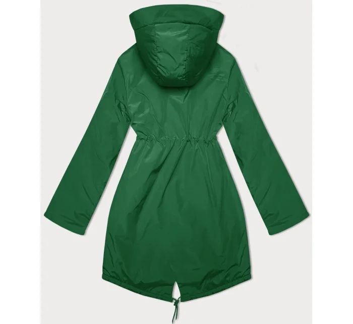 Zelená dámská bunda parka pro přechodné období Miss model 19586821 - Miss TiTi