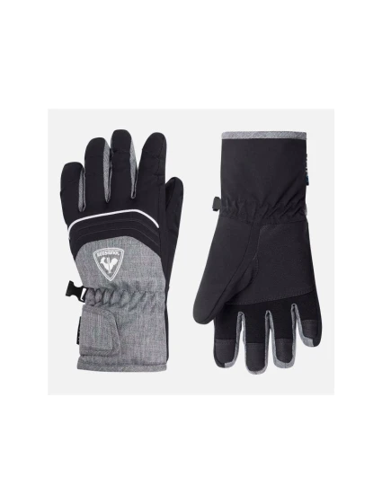 Rękawice Rossignol Jr Tech Impr G szary Rękawice Rossignol Jr Tech Impr G szary