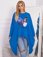 Oversize blúzka s potlačou nevädze