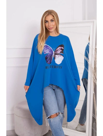 Oversize halenka s potiskem model 18749132 - K-Fashion