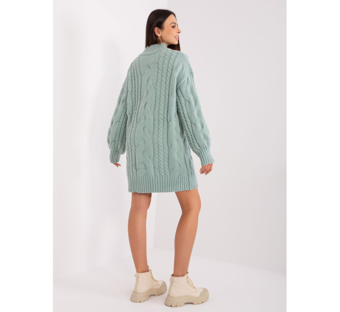 Sweter AT SW  mietowy model 18909377 - FPrice