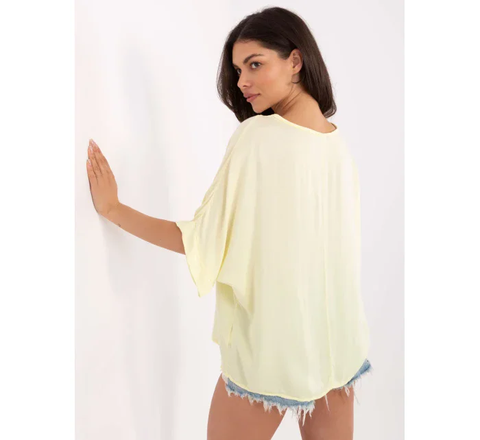 Bluzka TW BZ BI model 21190923 jasny żółty - FPrice