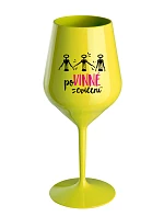 VYŽADOVANÉ TRIEDENIE - žltý nerozbitný pohár na víno 470 ml VYŽADOVANÉ TRIEDENIE - žltý nerozbitný pohár na víno 470 ml