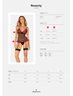 Zvodný korzet Rosenty corset - Obsessive