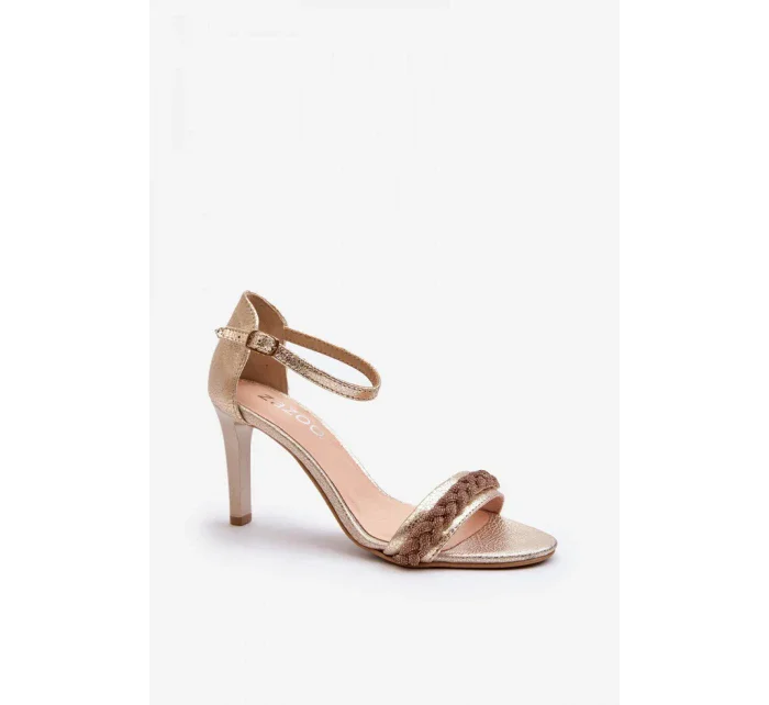 Sandále na podpätku model 194688 Step in style