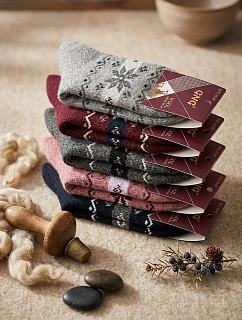 WiK GNG 003 dámske angorské ponožky 952 35-42