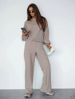 Béžový dámský komplet s  mikina a kalhoty model 21470475 - Moon