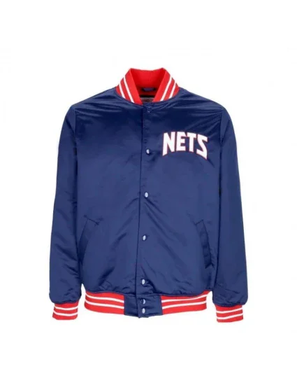 Mitchell & Ness NBA Saténová bunda New Jersey Nets OJBF3413-NJNYYPPPNAVY pánska Mitchell & Ness NBA Saténová bunda New Jersey Nets OJBF3413-NJNYYPPPNAVY pánska