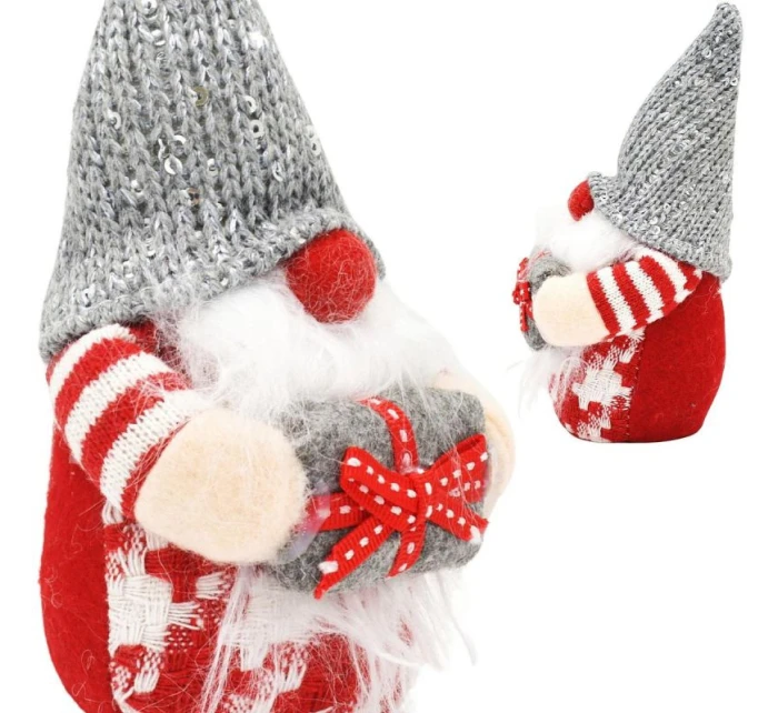 SKRZAT GNOM DEKORACYJNY model 21833231 SZARY BOY