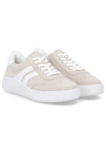 Kožené polobotky Remonte model 21910660 béžové barvy - Rieker