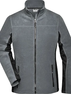 Daiber JN 841 Dámska pracovná bunda z mikrofleecu – Strong 02.0841 carbon/black