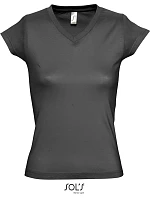 SOL'S Moon Dámské tričko s výstřihem do V model 22535301 dark grey SOL'S Moon Dámské tričko s výstřihem do V model 22535301 dark grey
