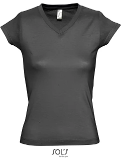 SOL'S Moon Dámské tričko s výstřihem do V model 22535301 dark grey