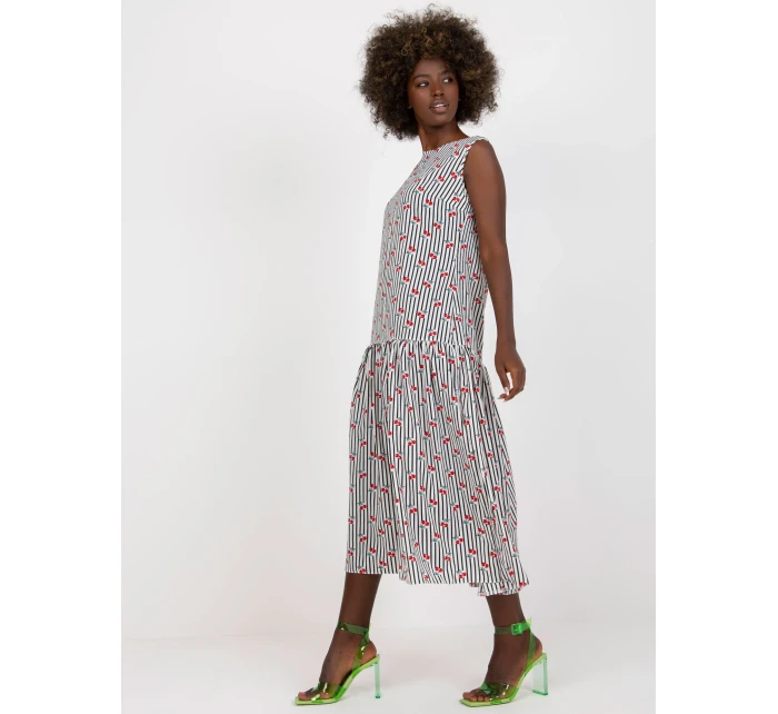 Šaty LK SK 506986 1.89 biela a čierna Šaty LK SK 506986 1.89 biela a čierna