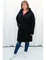 Dámsky kabát s kapucňou 184904 Latoszka - Karko
