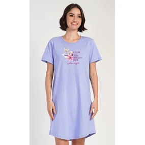 Dámska nočná košeľa s krátkym rukávom Elizabeth
