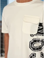 Pánsky biely set s potlačou FashionStreet AX0800