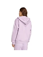 Dámska fleecová mikina adidas Essentials 3-Stripes s kapucňou a zipsom fialová JY3080 Dámska fleecová mikina adidas Essentials 3-Stripes s kapucňou a zipsom fialová JY3080