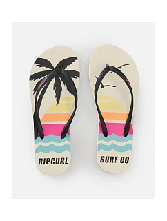 Japonki damskie model 22245927 Bloom Open Toe brązowe dámské - Rip Curl