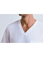 NN 200 Pánský strečový s výstřihem do V white model 22417997 - Onna NN 200 Pánský strečový s výstřihem do V white model 22417997 - Onna